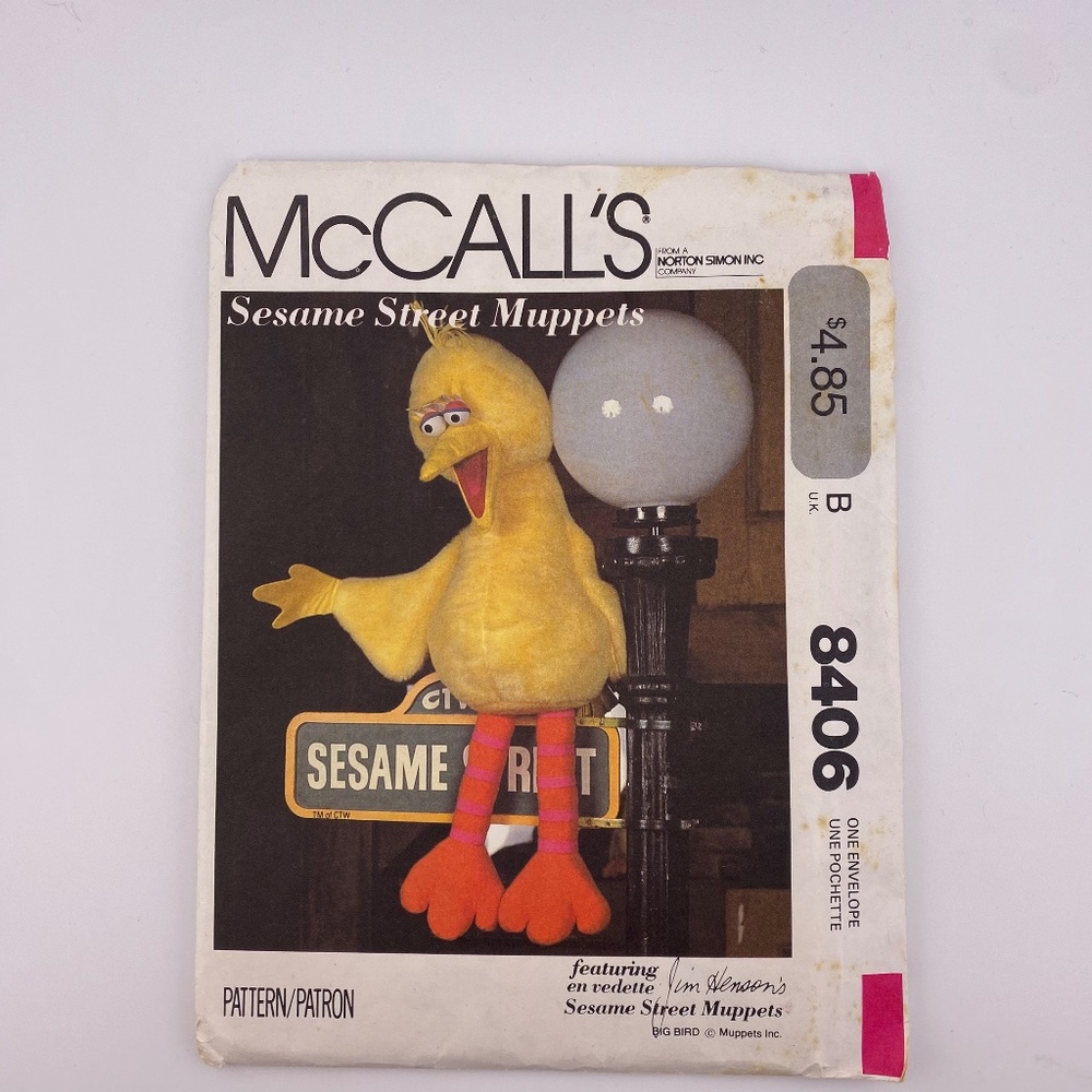 🪡 Vintage McCall’s Stuffed Animal Sewing Pattern